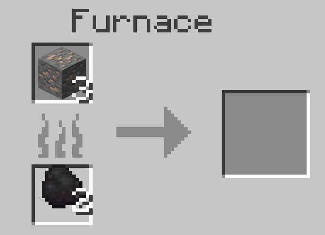 Place coal into the bottom slot