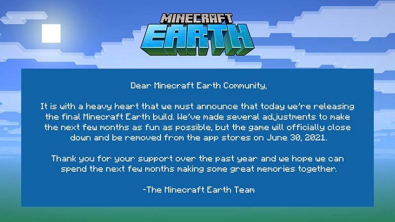 I'm deciding to dedicate more time to my Minecraft Earth Mod so MCEarth  Players can continue to enjoy the game in Java Edition because I saw the  news. Here's a group picture