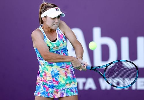 Sofia Kenin at the Abu Dhabi WTA Women's Tennis Open 2021