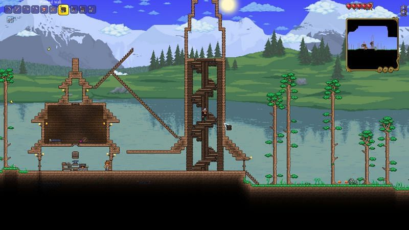 How to Make Stairs in Terraria | Materials, Crafting Guide, Uses, Tips ...