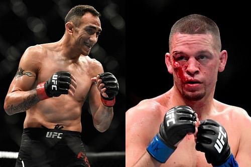 Tony Ferguson(L), Nate Diaz(R)