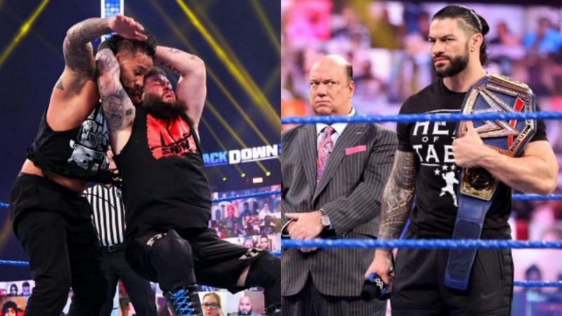 इस हफ्ते SmackDown में रोमन रेंस का केविन ओवेंस के साथ फिउड जारी रहा।