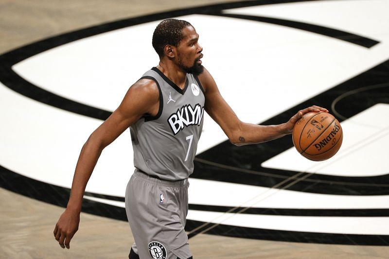 Kevin Durant #7 of the Brooklyn Nets