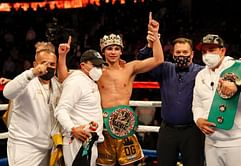 Watch: 'King' Ryan Garcia gets carried out on a throne for fight with Luke Campbell