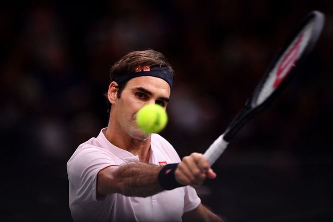 Roger Federer thinks he has "maybe hit 2 million shots" in his life