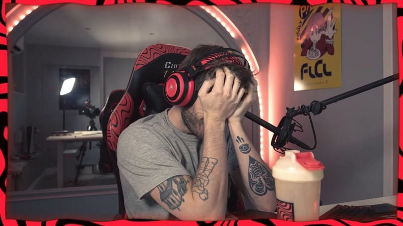 PewDiePie looked exhausted during a recent live stream.