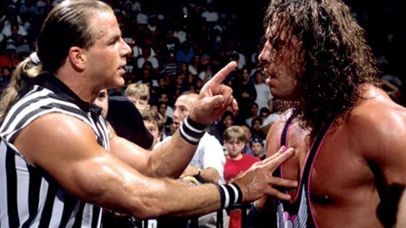 Shawn Michaels and Bret Hart