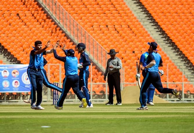 Baroda beat Haryana in a thriller as Solanki hits last-ball six