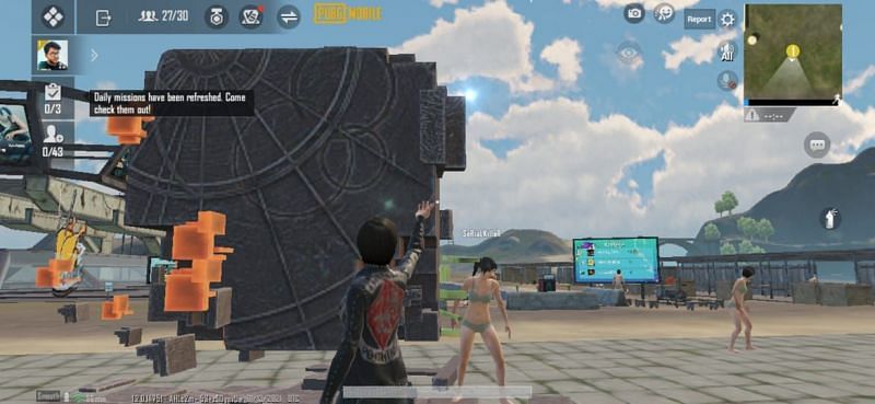 The Cheer Park in-game (Image via PUBG Mobile)