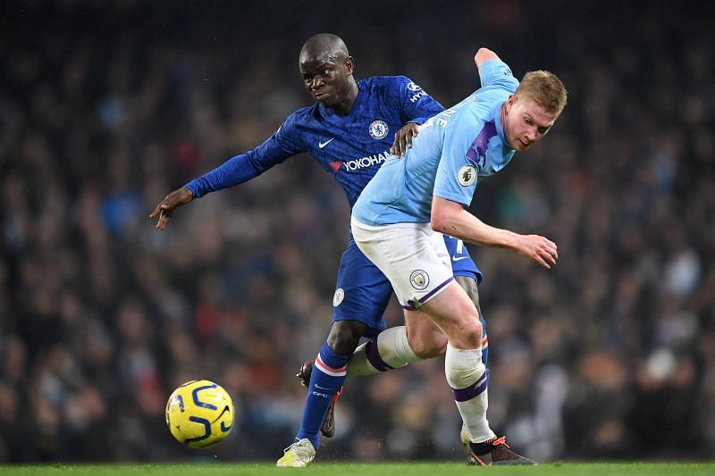 De Bruyne will have to get the better of N&#039;golo Kante