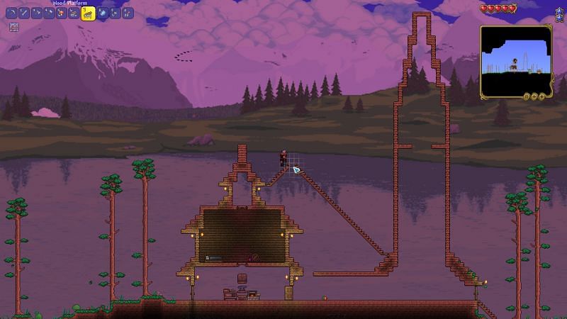 How to make stairs in terraria Step 7