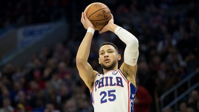 Watch: Philadelphia 76ers' Ben Simmons splashes his first three of the ...