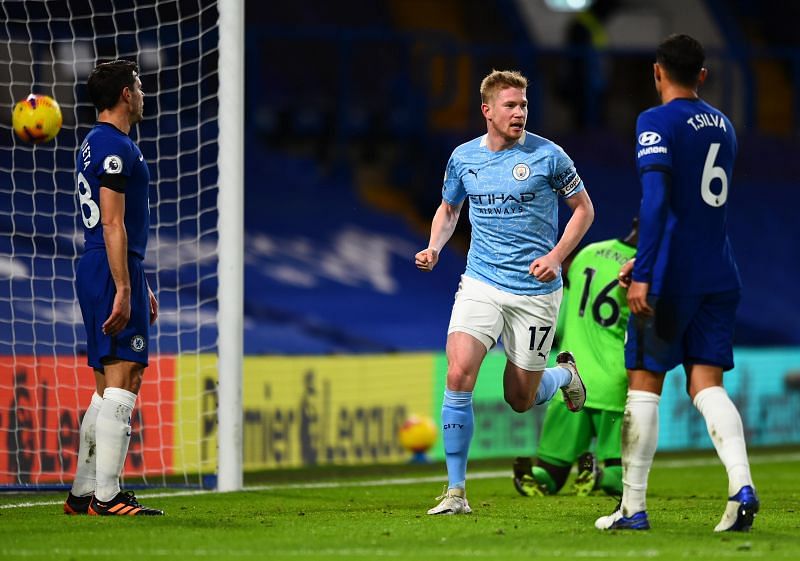 De Bruyne now has eight assists in the Premier League from 14 games.