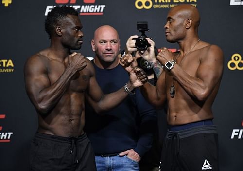 Uriah Hall versus Anderson Silva: Weigh-Ins