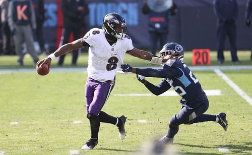 Wild Card Round - Baltimore Ravens v Tennessee Titans