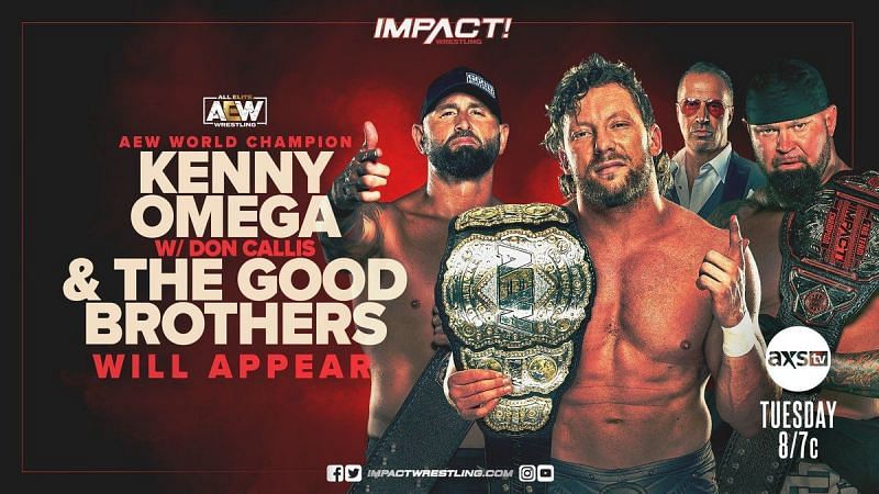 Kenny Omega unleashed his brutal side today on IMPACT Wrestling