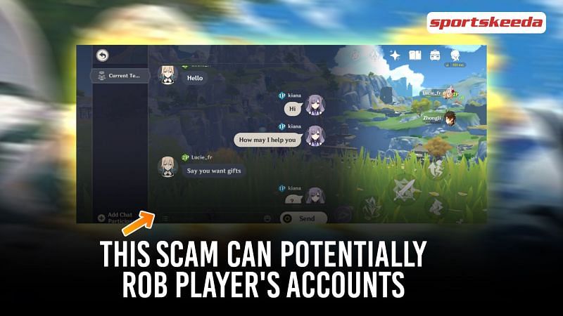 Scammers try to rob player&#039;s account using Primogems as bait