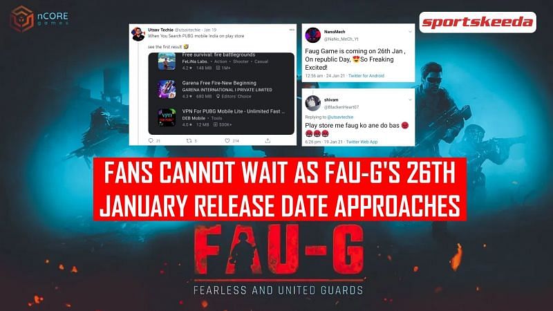 FAUG is scheduled for a 26th January release date