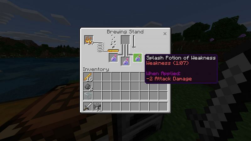 all minecraft potions