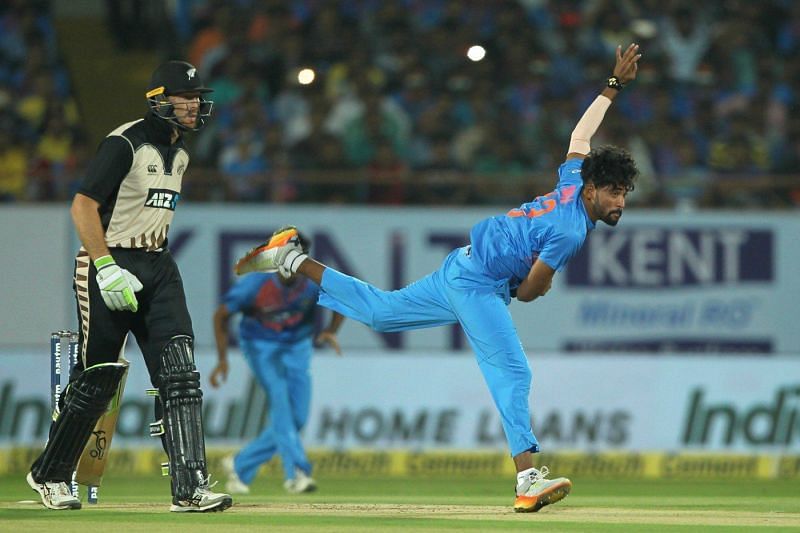 Mohammed Siraj proved highly expensive on his T20I debut.