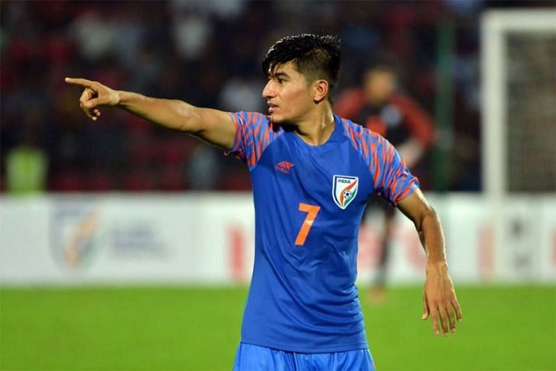 Anirudh Thapa has scored twice in national colors