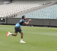 [WATCH] T. Natarajan takes a stunning running catch during practice at MCG