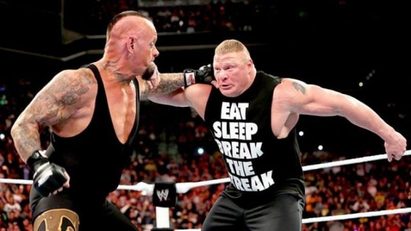 The Undertaker and Brock Lesnar had some classic matches in WWE