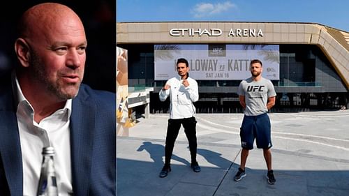 Max Holloway and Calvin Kattar will feature in the main event at Etihad Arena