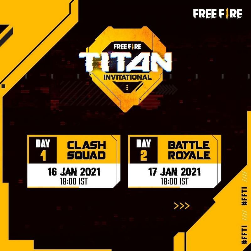 Free Fire announces new Titan Invitational tournament, prize pool of 25