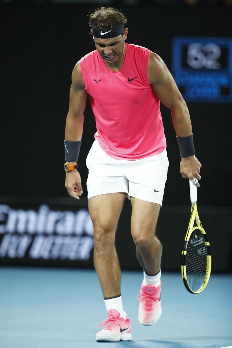 Rafael Nadal at the 2020 Australian Open