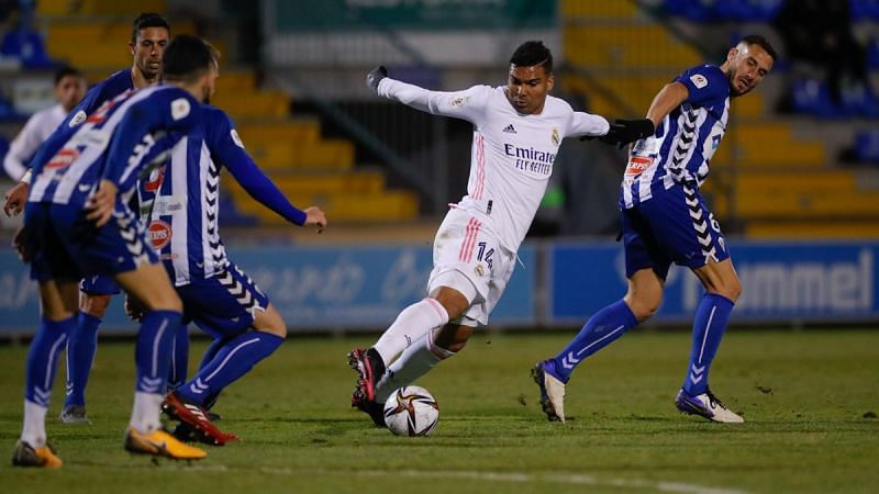 Real Madrid were eliminated from the Copa del Rey by third-tier side Alcoyano.