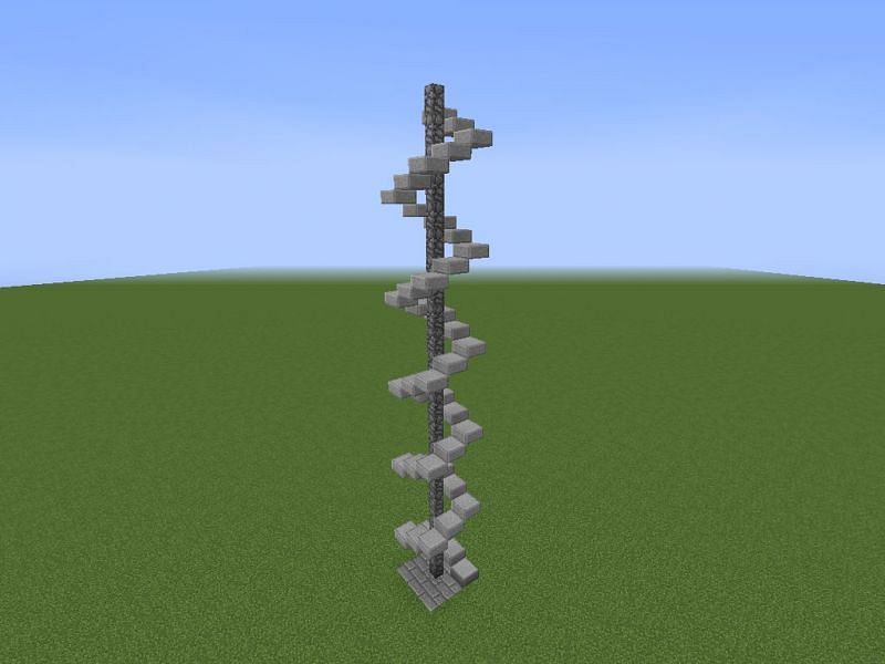 How to make a staircase in minecraft