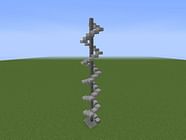 Spiral Staircase Minecraft Schematic