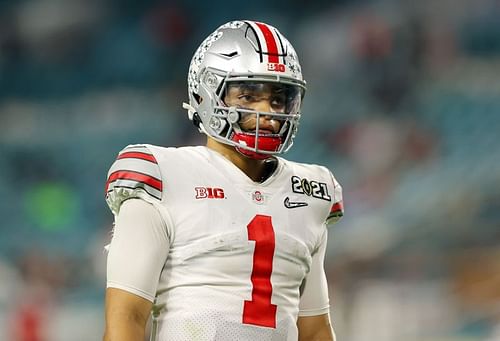 Ohio State quarterback Justin Fields