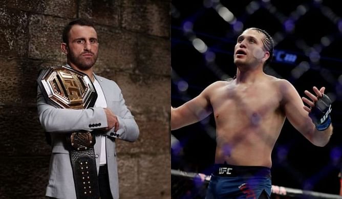 Alexander Volkanovski slated to defend his Featherweight title against Brian Ortega on March 27