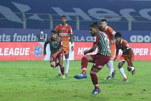 ATK Mohun Bagan's Roy Krishna is their top scorer in the Indian Super League (Courtesy - ISL)