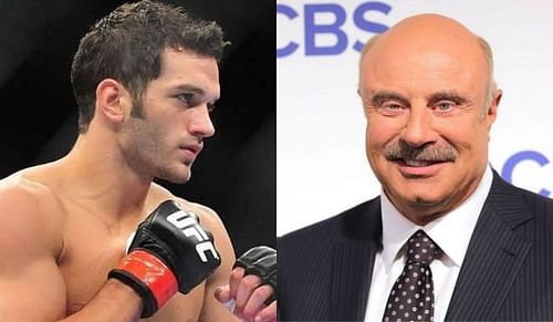 Former UFC fighter Josh Grispi and television show host Dr. Phil