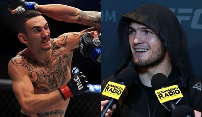Khabib responds to Max Holloway's claim of being the best boxer in the UFC