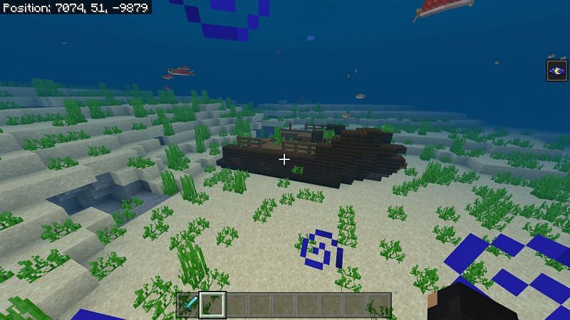 Shipwreck in Minecraft