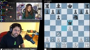 Chess Prodigy GMHikaru blown away by Pokimane's chess skills, says she is not "normal"