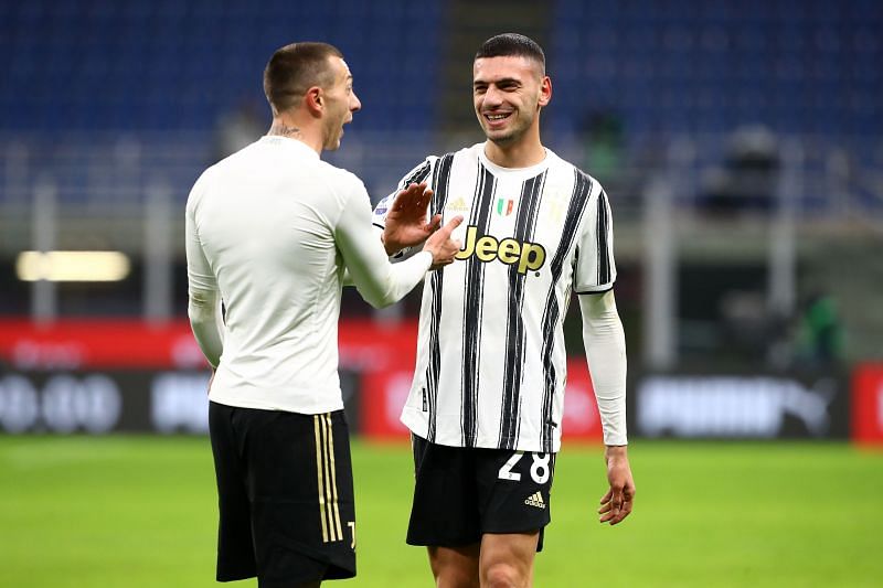 Federico Bernardeschi with Merih Demiral