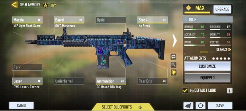 best weapons for battle realm in call of duty mobile
