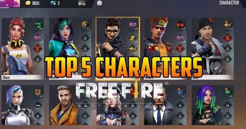 Garena Free Fire has characters with special abilities that&nbsp;help the player in a match (Image via Mobile Bunny / YouTube)
