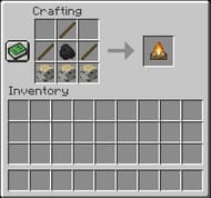 Three logs are required for a campfire