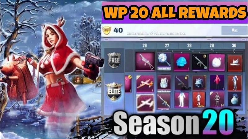 PUBG Mobile Lite Season 20 all free WP rewards (Image via DrZ Mudiyan / YouTube)