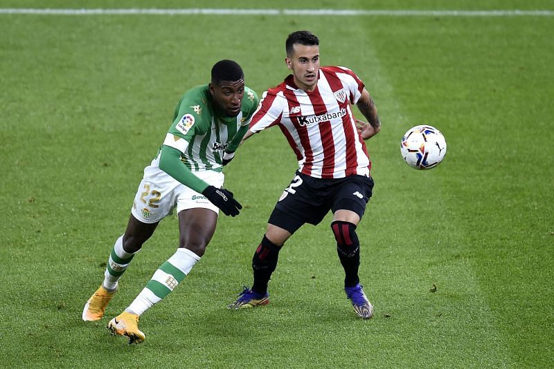 Emerson in action against Athletic Bilbao