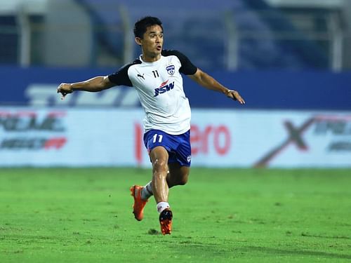 With four goals, Sunil Chhetri is Bengaluru's top scorer this season