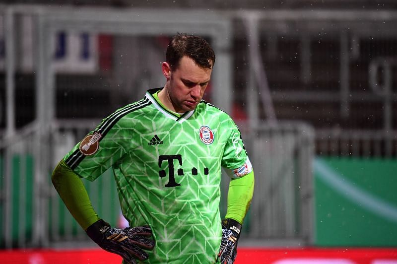 Manuel Neuer has not kept a clean sheet for Bayern Munich in the league since October.
