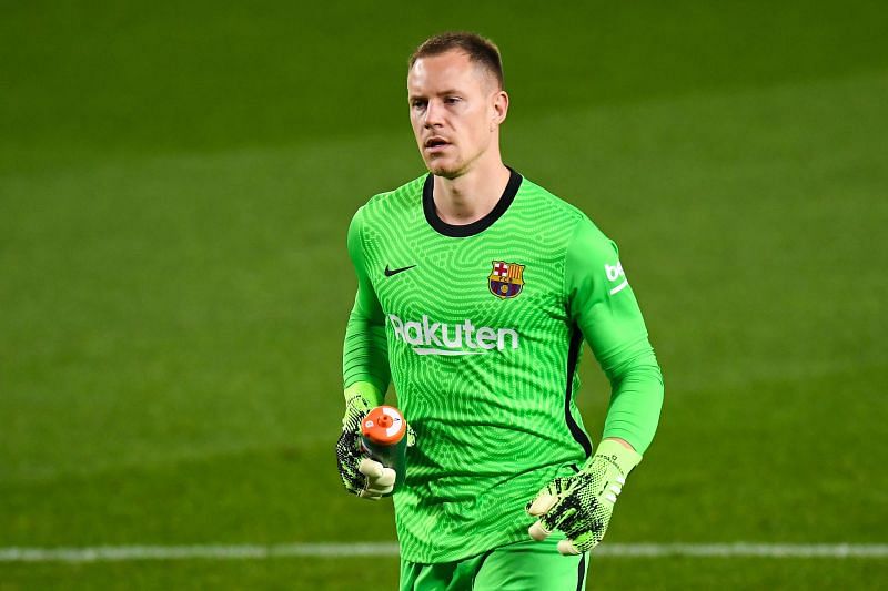 Marc-Andre Ter Stegen made a series of fine saves in the game.