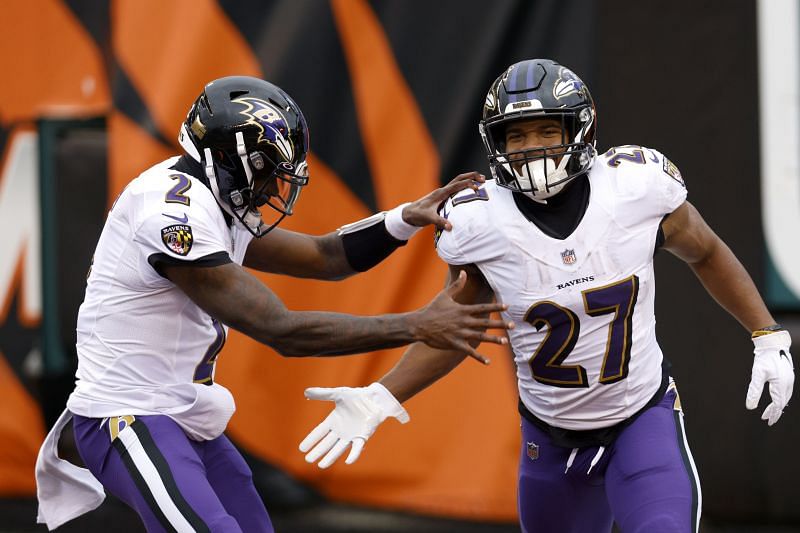 Baltimore Ravens running back J.K. Dobbins